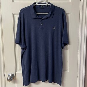 Polo by Ralph Lauren custom slim fit blue polo shirt men’s size XXL